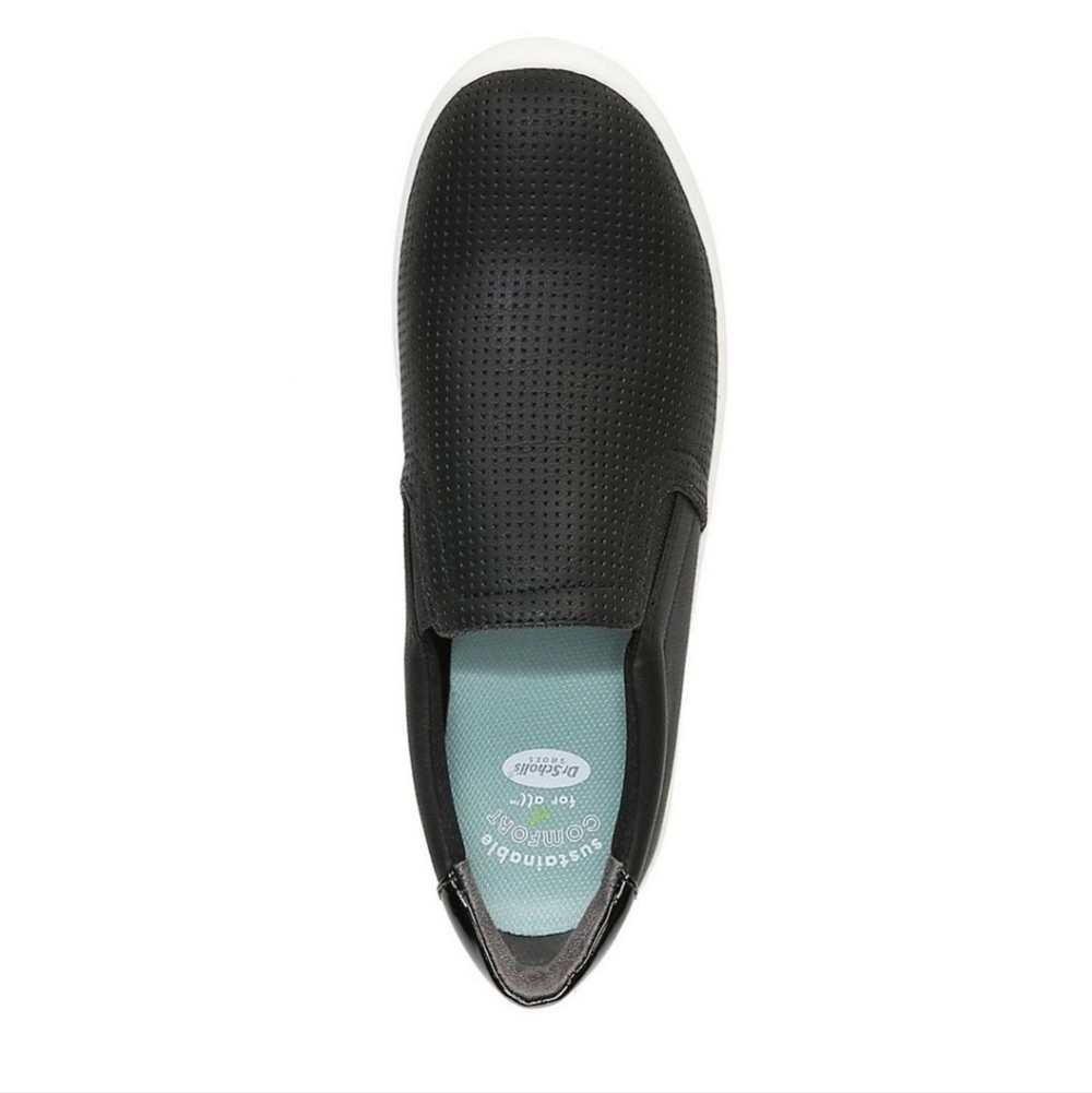 Dr. Scholl's Madison Slip-on Sneakers in Black Smooth •Size 8•NWT - Picture 7 of 12